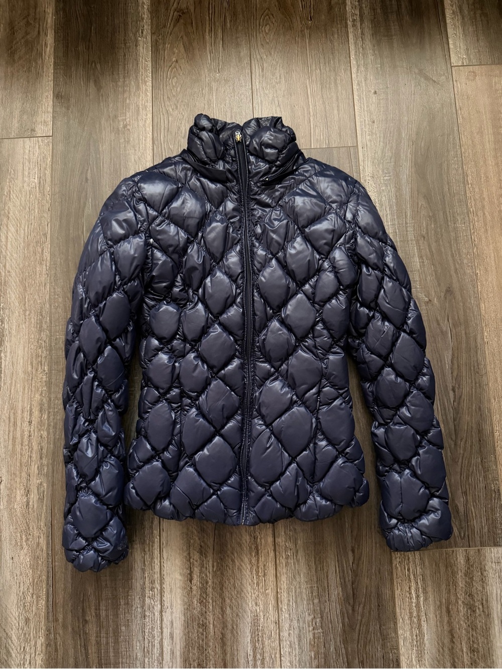 Moncler Navy Quilted Down Puffer Jacket
